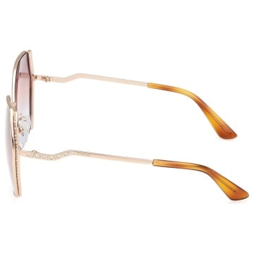 Ochelari de Soare Dama GU7843-S – Rama Butterfly Rose Gold, Lentile Gradient UV400 - Img 2