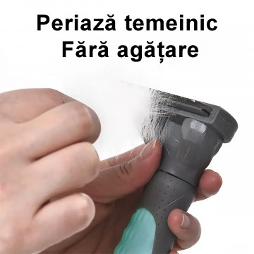 Perie par Caini, Pisici, Animale, QuTek, Anti-naparlire, pentru tuns, usor de inlaturat parul, M - Img 4