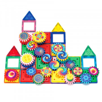 Set Educativ si Creativ QuTek "Logical Thinking" magnetic, cu 130 piese, invatare creativă, set pentru baieti si fete - Img 3