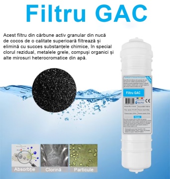 Set filtre de schimb pentru Purificator apa Aqua Pura Qutek- necesar pentru 1 an de zile - Img 4