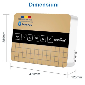 Sistem Aqua Pura 7 stadii casnic – ultrafiltrare + remineralizare pentru bucătărie - Img 4