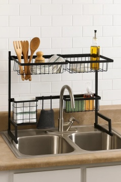 Organizator Bucatarie Evier, otel, 58x30x51 cm