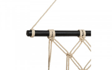 Decoratiune de perete "Safari" macrame , Atmosphera, 68 cm, lemn si bumbac - Img 2