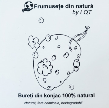 Set 3 Bureți Konjac Naturali pentru Curățare și Exfoliere Ten - Img 8