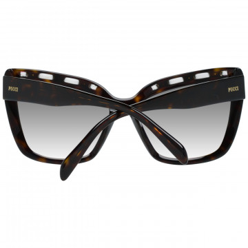 Emilio Pucci, Ochelari de soare cat-eye cu lentile in degrade, Maro inchis, 59-16-140, EP0101 52B - Img 4