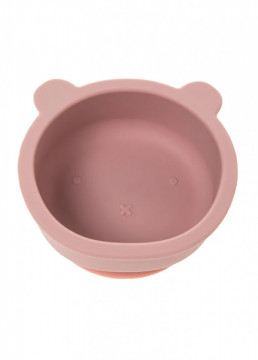 Set hranire bebelusi si copii QuTek, pentru diversificare din silicon BPA free, 6+ luni, farfurie, bol, bavetica, tacamuri, canuta cu pai, roz - Img 5