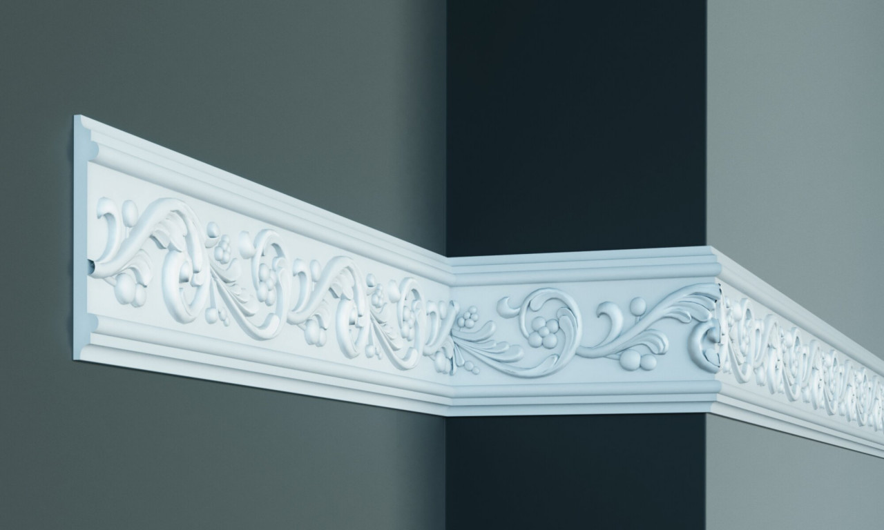 Brau decorativ din poliuretan CR746 - 12.8x1.4x200 cm - 2 | YEO