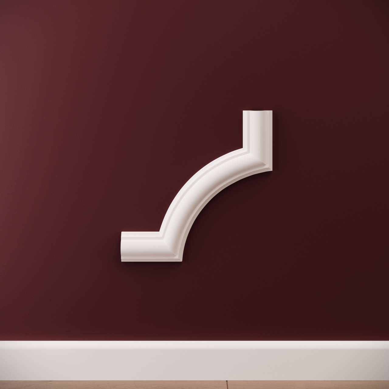 Chenar decorativ din poliuretan B16-1 - 20.5x20.5x2 cm - 1 | YEO
