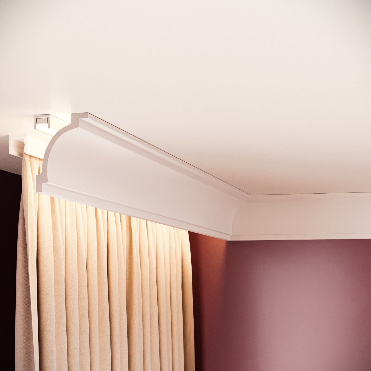 Cornisa decorativa C12 - 5x7x200 cm - 3 | YEO