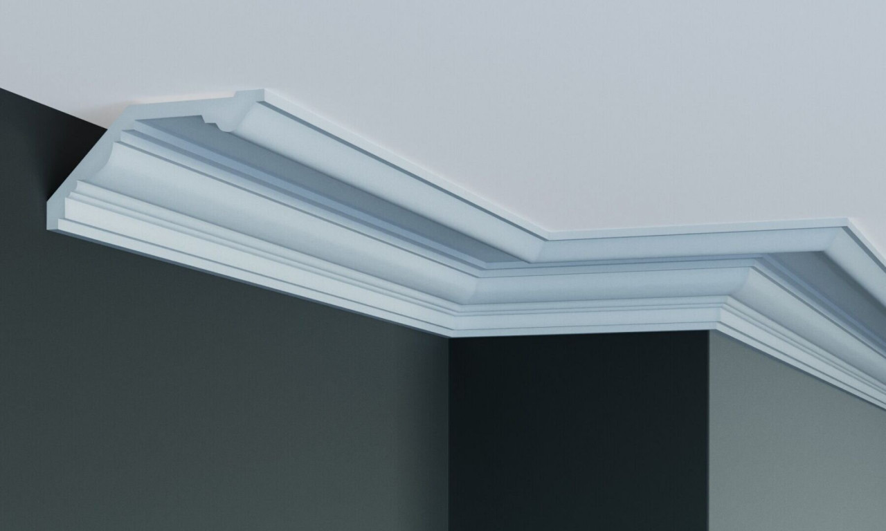 Cornisa decorativa din poliuretan P947 - 22.4x11.6x200 cm - 2 | YEO