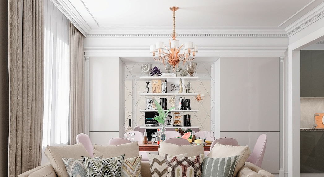 Cornisa decorativa K1 - 8.6x8.6x240 cm - 1 | YEO