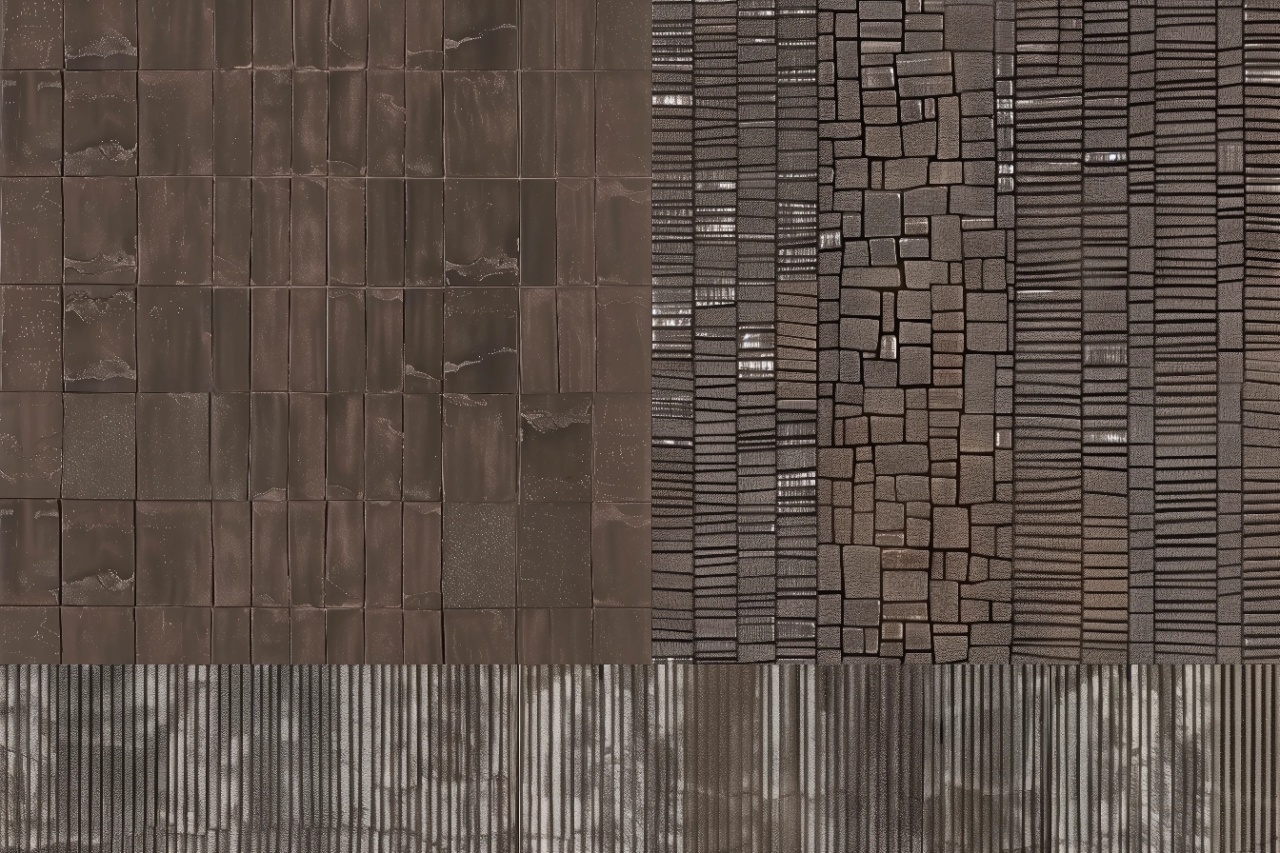 Fototapet Abstract Marron et Beige Brique Rêve MB200