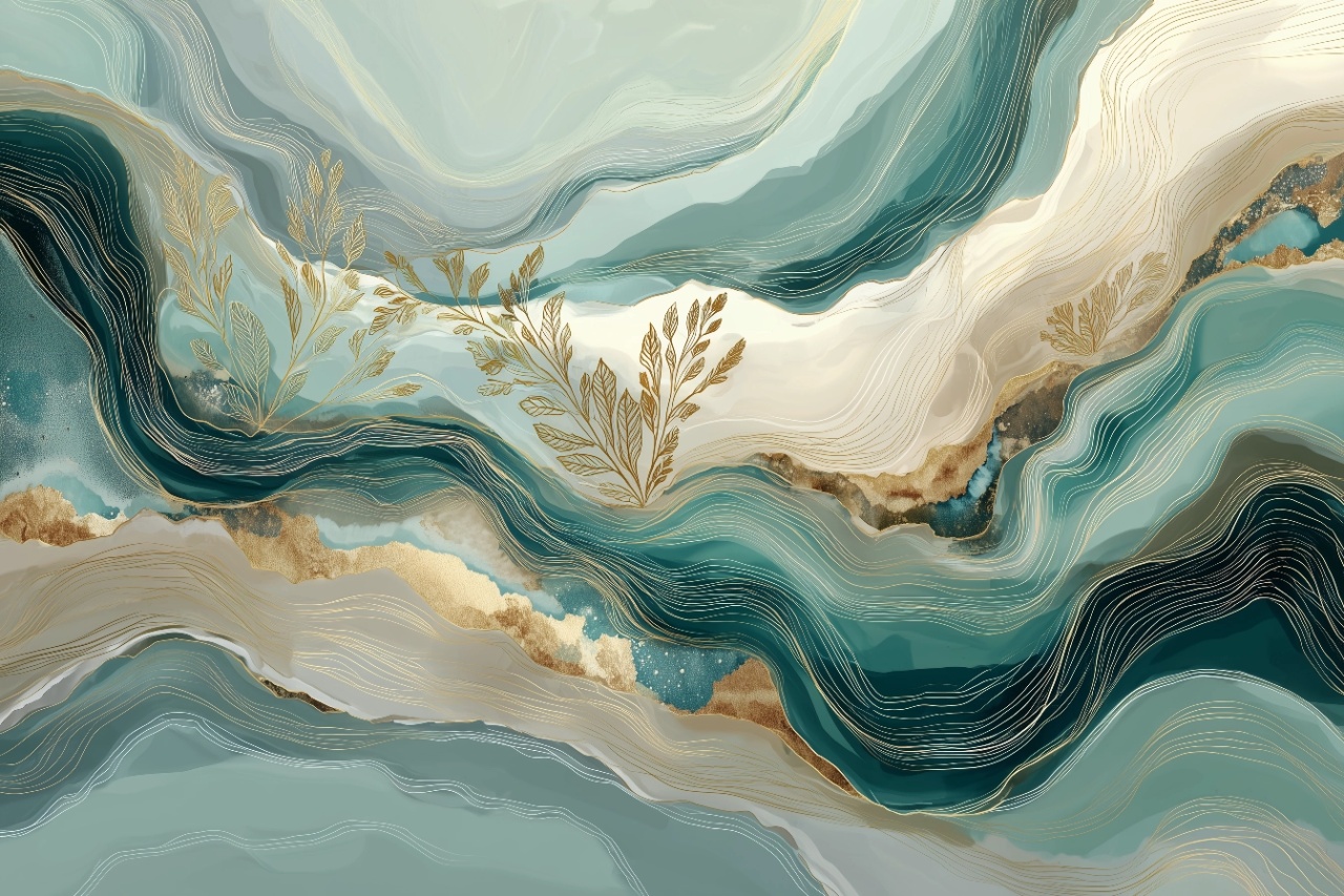 Fototapet Abstract Tendance Celadon Rêve TC200