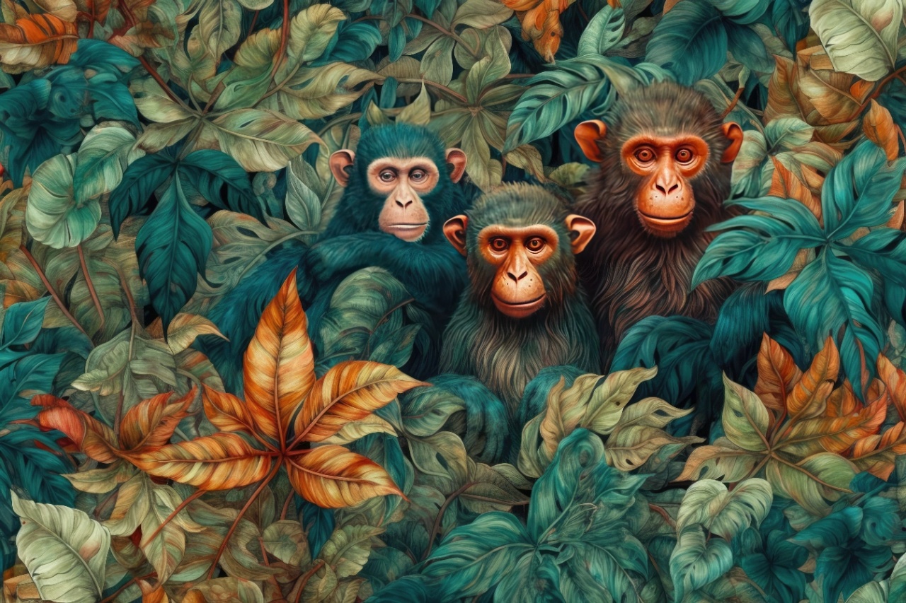 Fototapet Artistic Arche Singes Rêve AS100