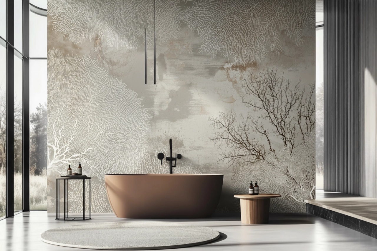 Fototapet Artistic Lueur Corail Rêve LC206 - 2
