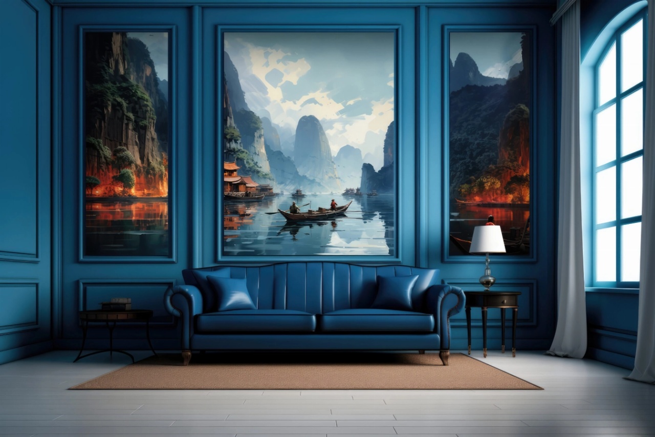 Fototapet Artistic Montagne et Ciel Ha Long Rêve MH104 — imaginea 2