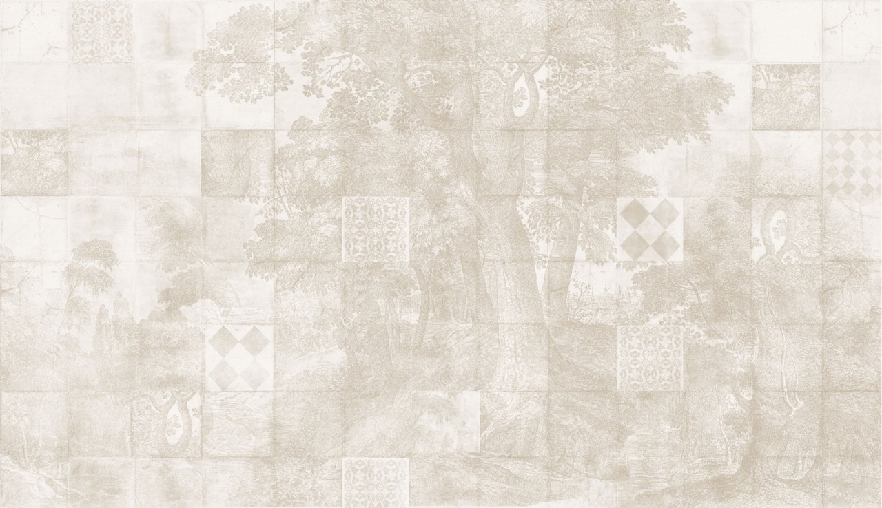 Fototapet Azure Grove, Cream - personalizat, VLAdiLA - 2