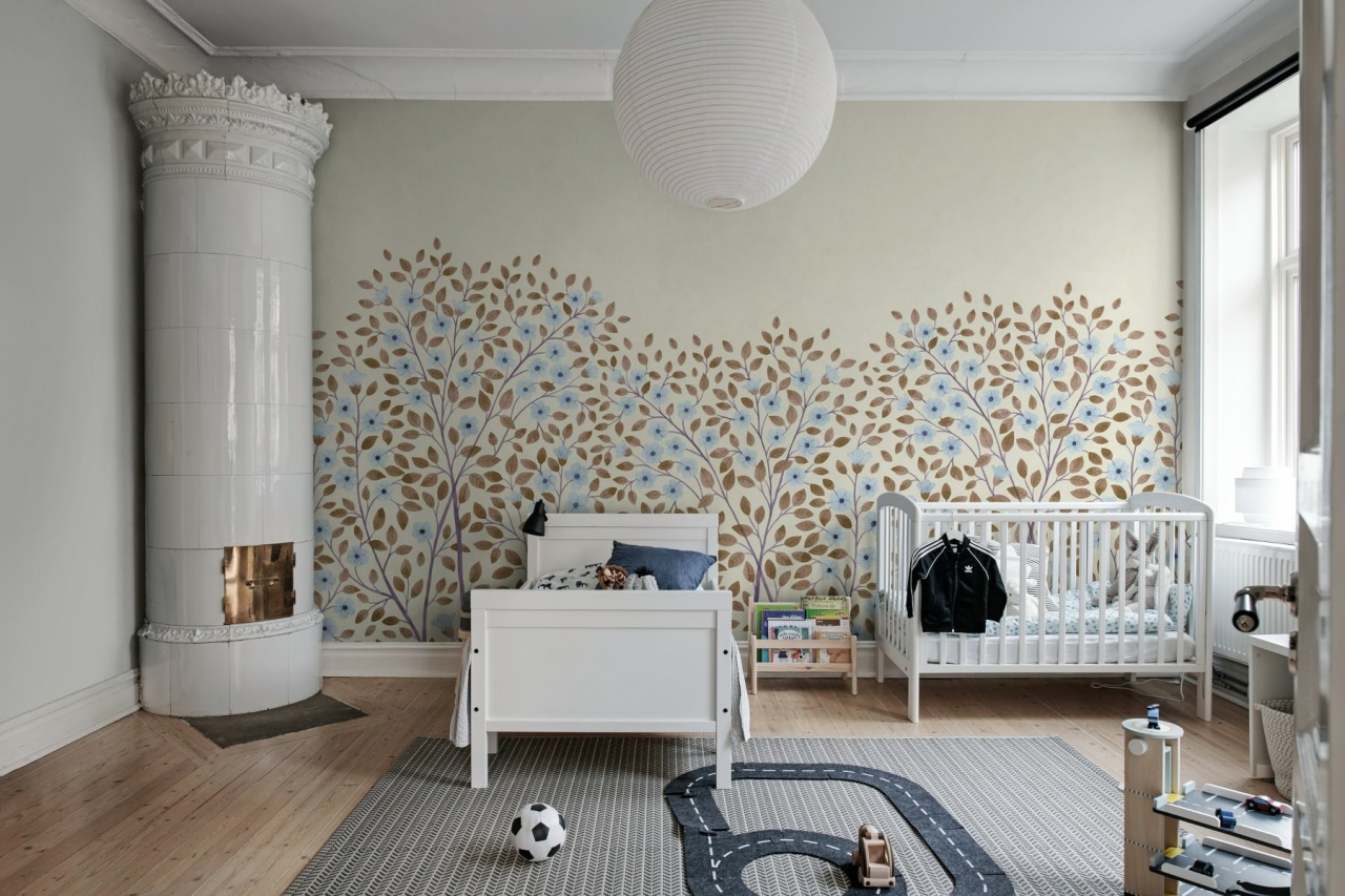 Fototapet, Blossom Tree, Beige, Rebel Walls