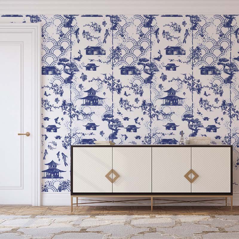 Fototapet Blue Imari, VLAdiLA - 4