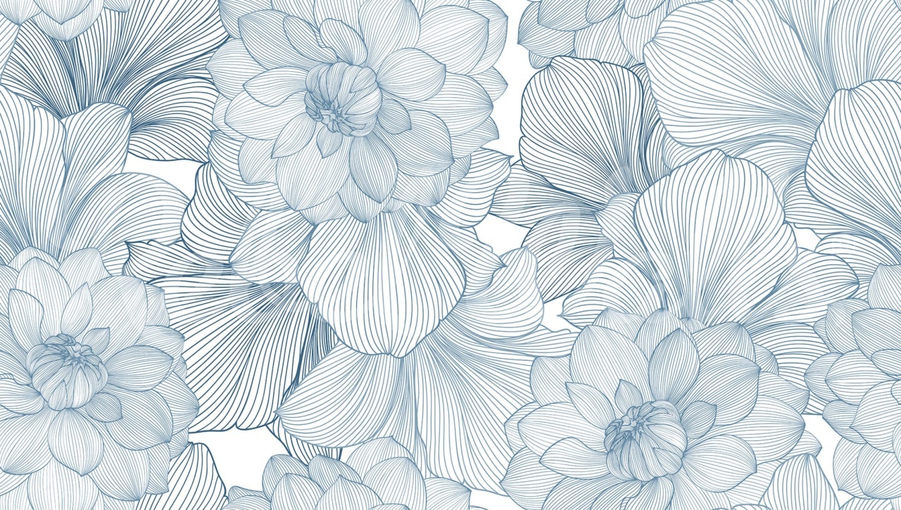 Fototapet, Bold Dahlia, Blue, Rebel Walls - 2