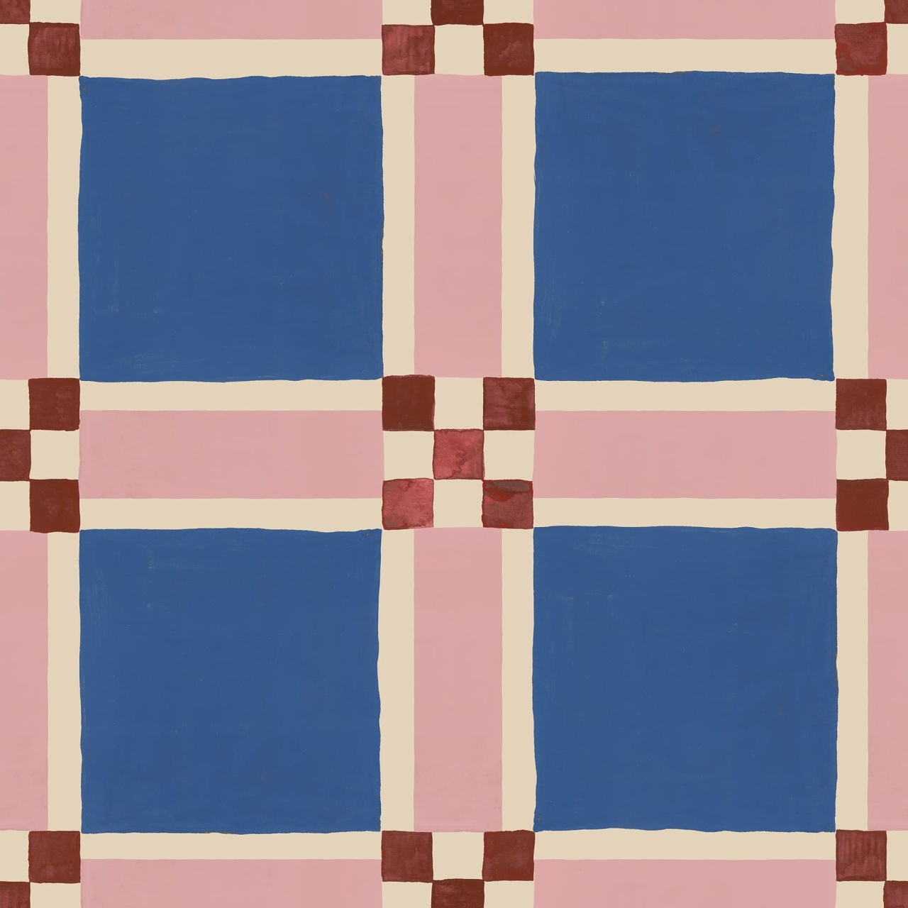 Fototapet, Bold Grid, Blue, Rebel Walls - 2