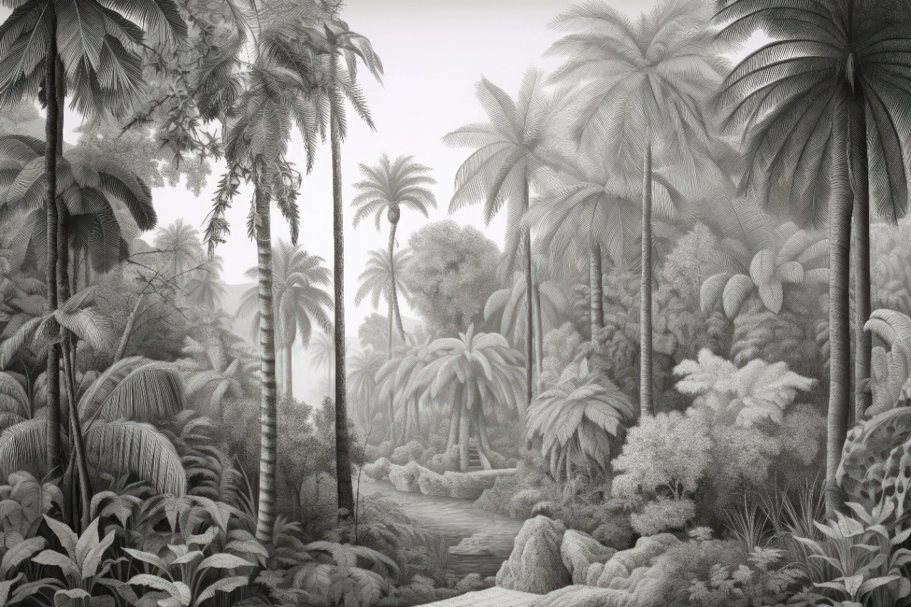 Fototapet Botanic Bosquet Polynesie Rêve BP106