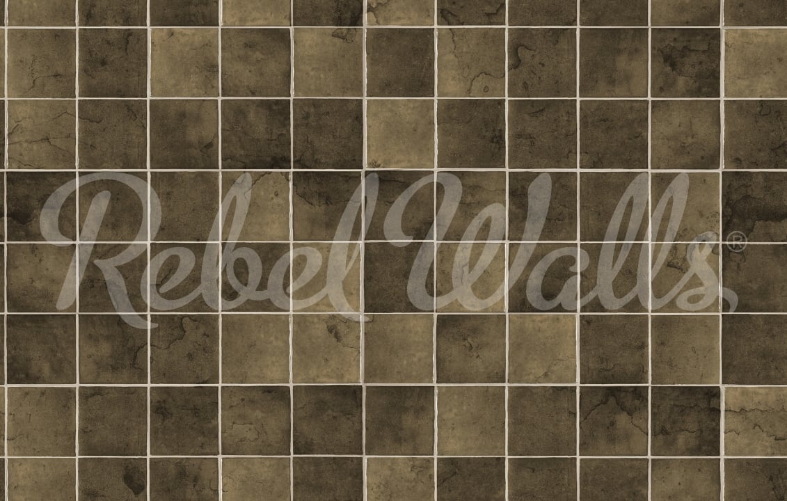 Fototapet, Ceramic Tiles, Bronzite, Rebel Walls - 2
