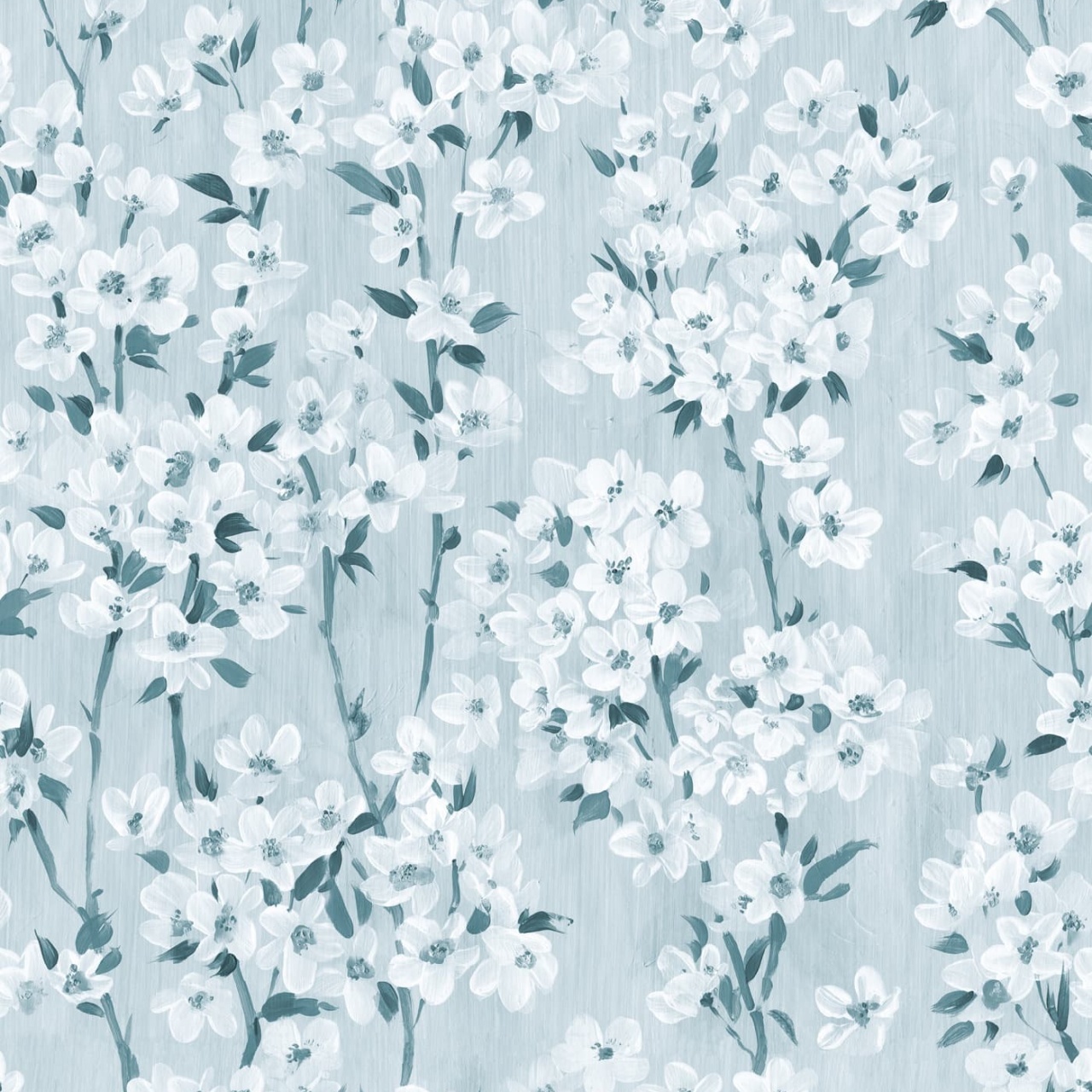Fototapet, Cherry Blossom Tree, Blue, Rebel Walls - 2