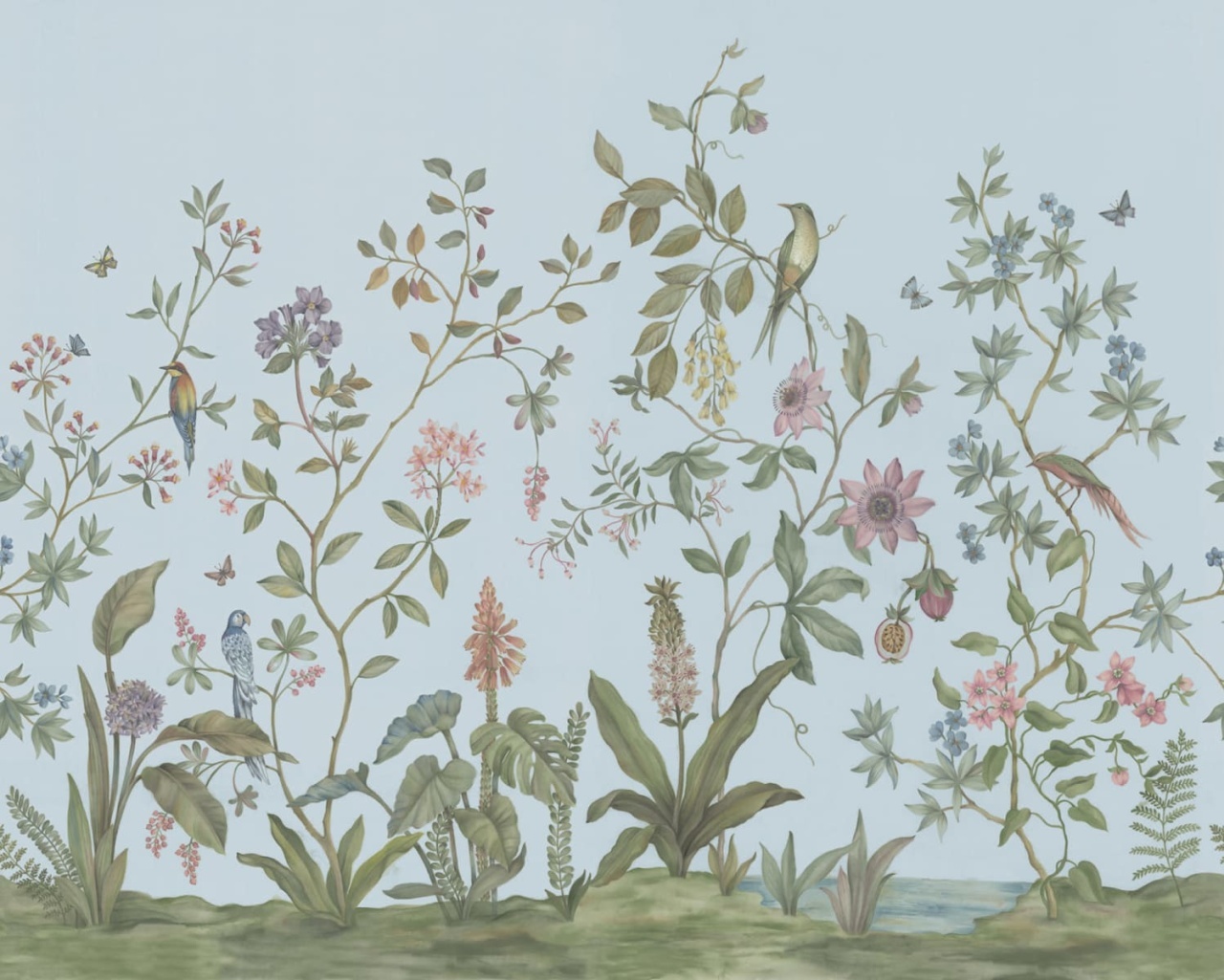 Fototapet, Chinoiserie, Blue, Rebel Walls - 2