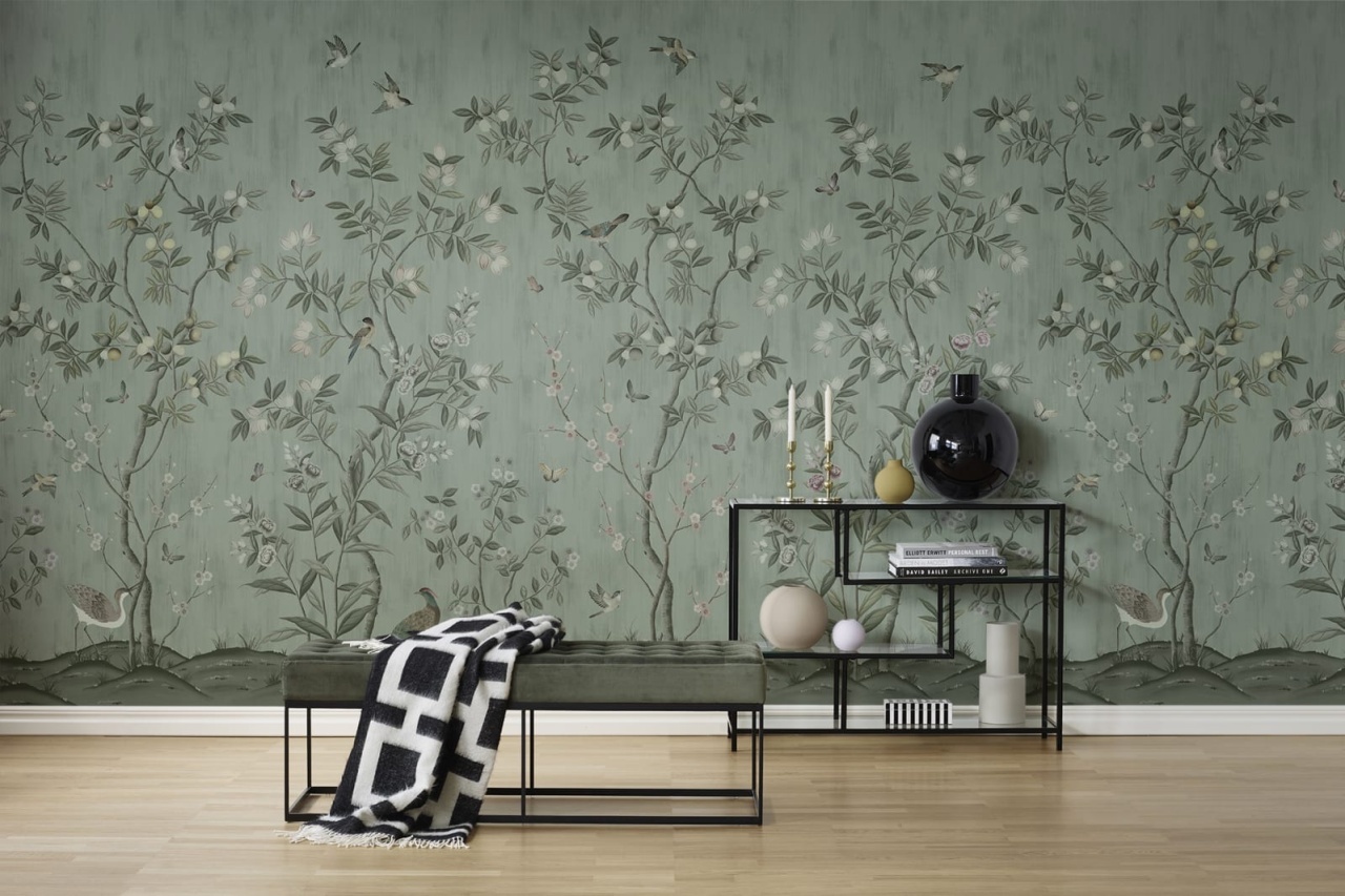 Fototapet, Chinoiserie Chic, Jade, Rebel Walls