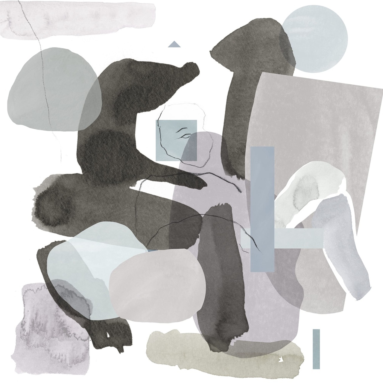 Fototapet, Collage Pastel, Rebel Walls - 2