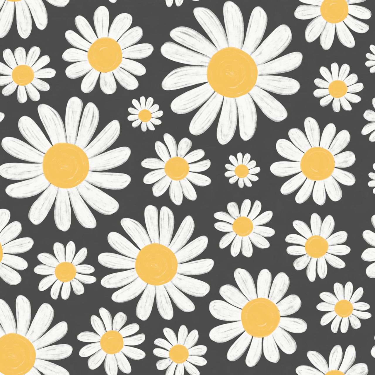 Fototapet, Dashing Daisies, Midnight, Rebel Walls - 2