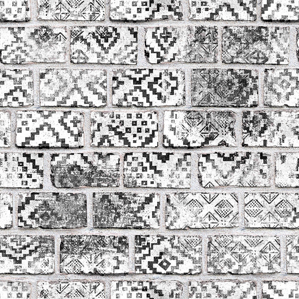 Fototapet, Decorated Bricks, Rebel Walls - 2