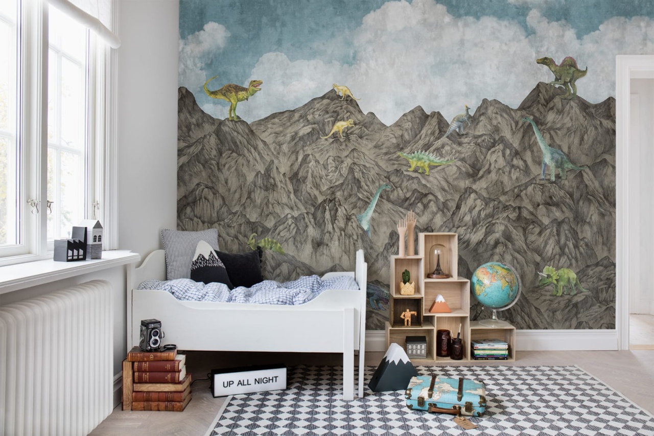 Fototapet, Dinosaur Mountain, Day, Rebel Walls