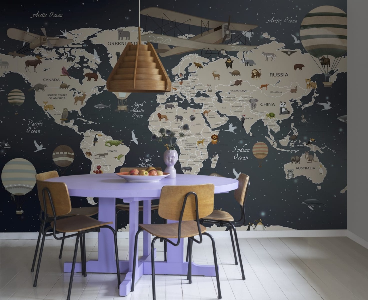 Fototapet, Explorer Map, Rebel Walls