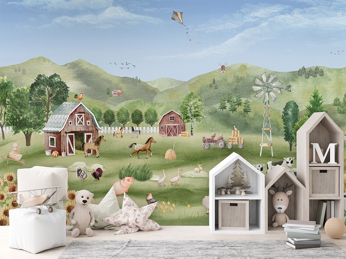 Fototapet Farm Joy, Oliver Robins - 3