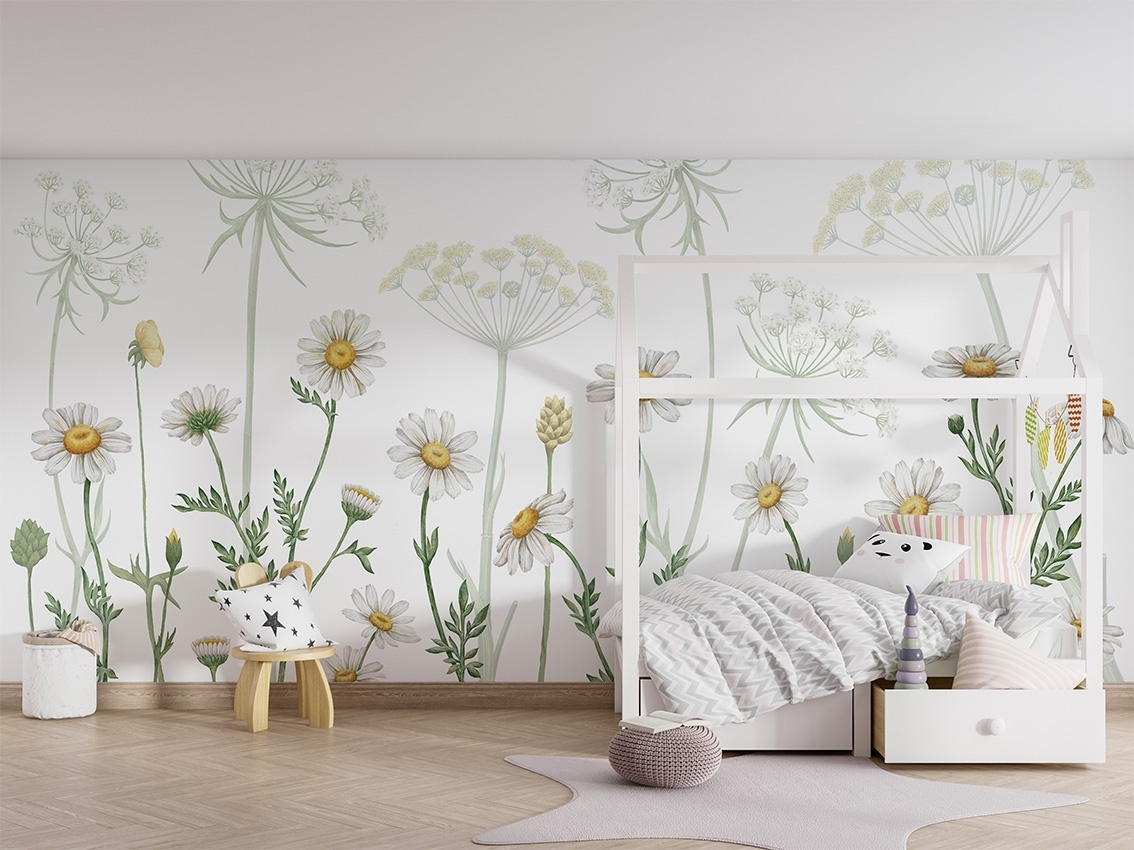 Fototapet Field of Daisies, Kikki Belle - 4