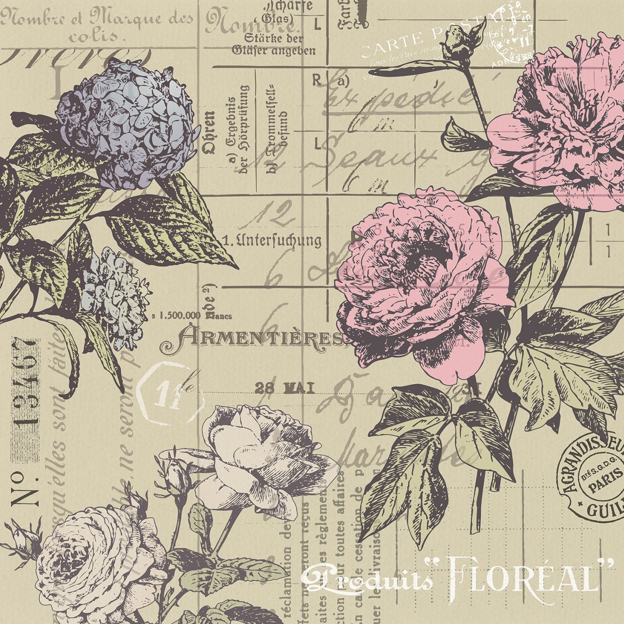 Fototapet, Floreal 1, Rebel Walls - 2