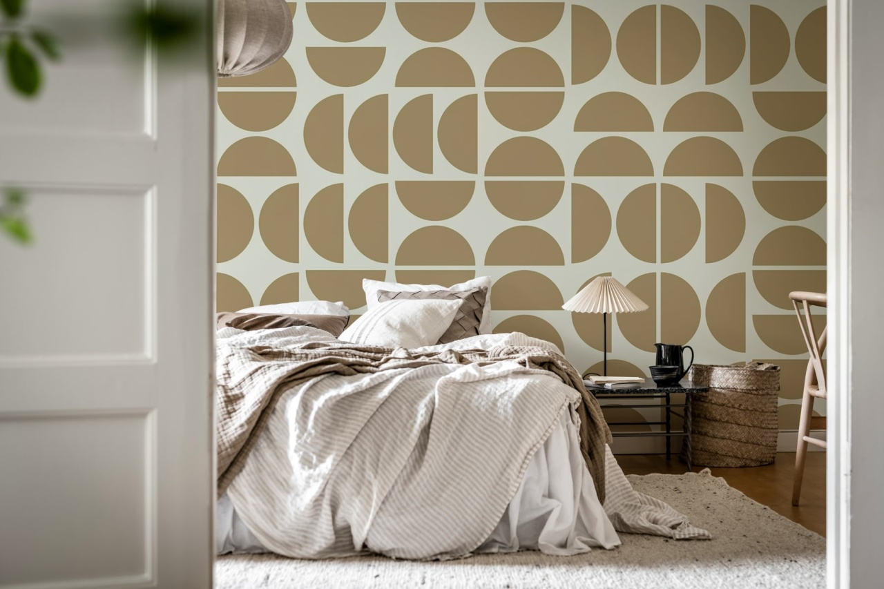 Fototapet, Geometry Shapes, Beige, Rebel Walls