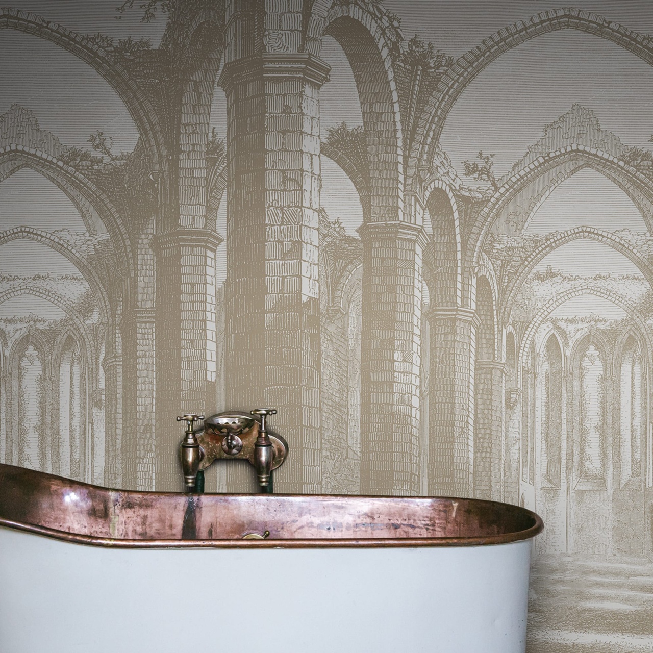 Fototapet, Gothic Arches, Sand, Rebel Walls - 3