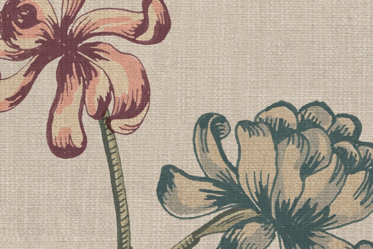 Fototapet, Grand Flower Thread, Sand, Rebel Walls — imaginea 4
