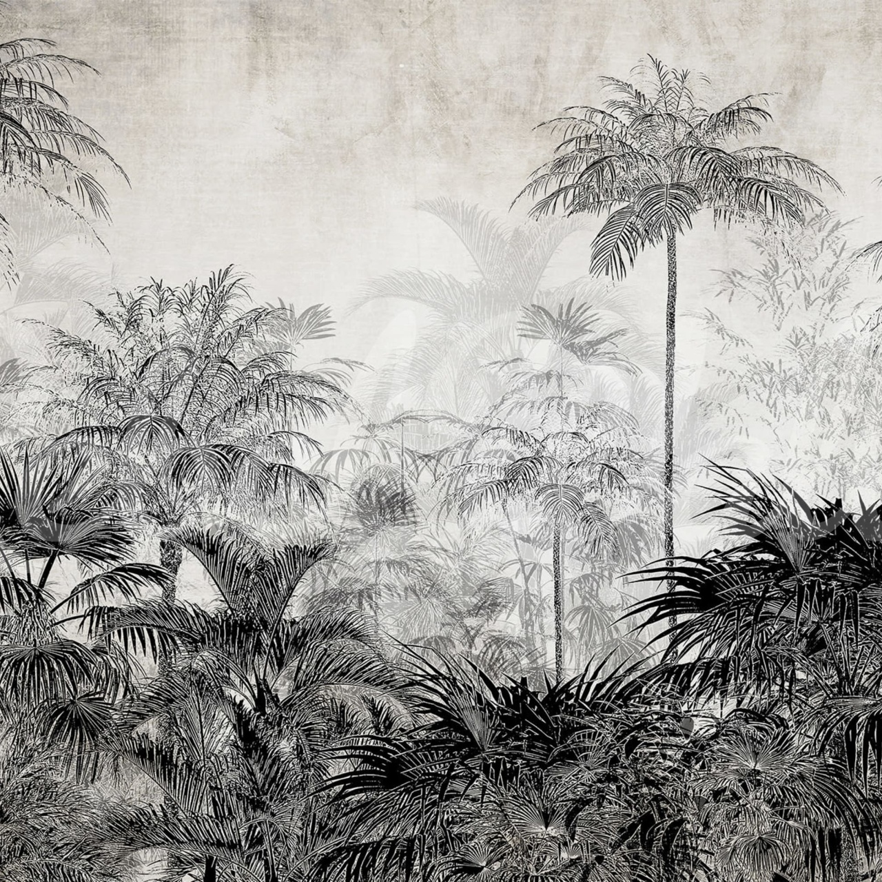 Fototapet, Graphic Jungle, Dark, Rebel Walls - 2