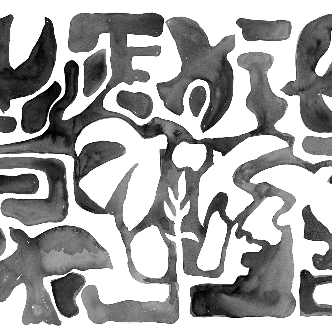 Fototapet, Harmony Forms, Black & White, Rebel Walls - 2