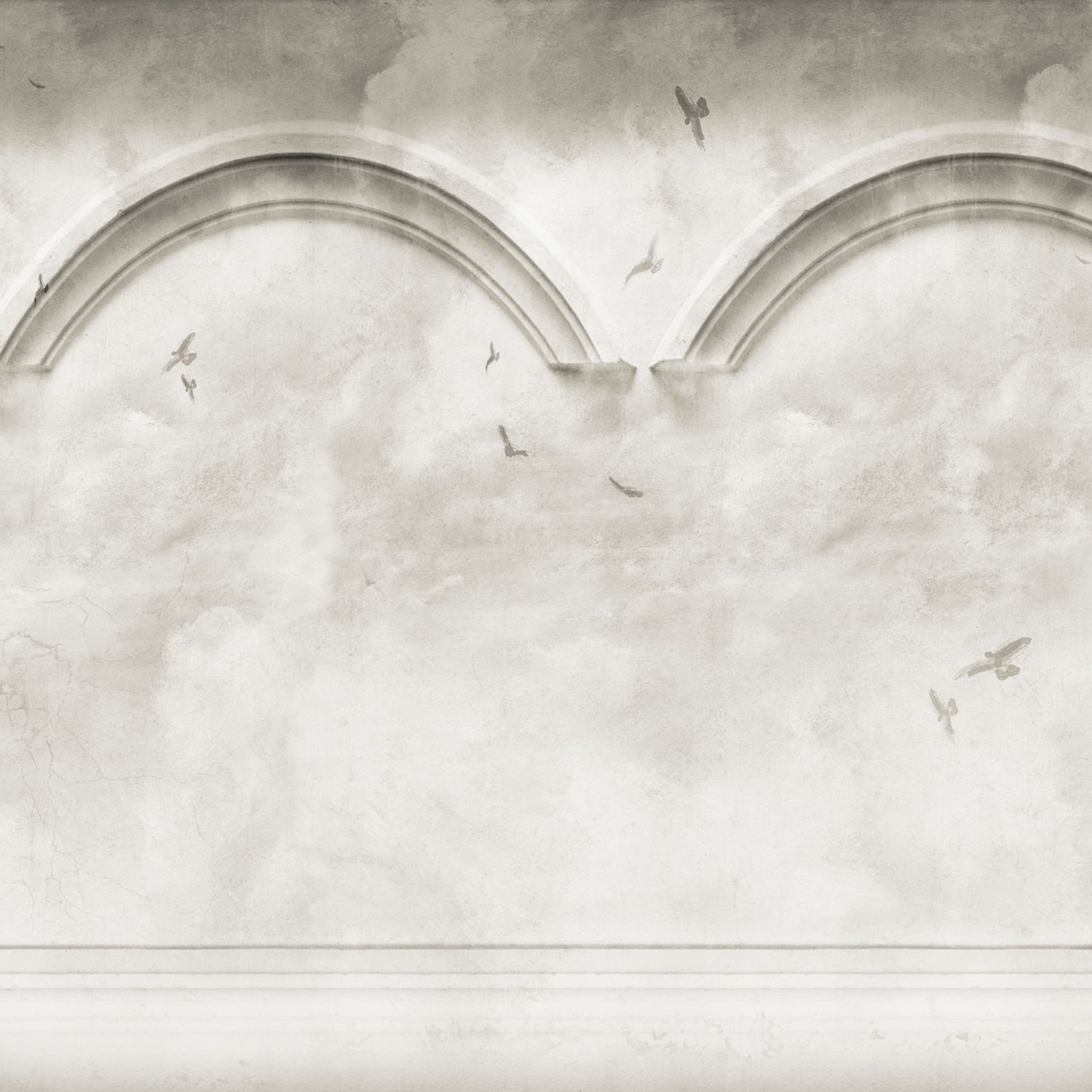 Fototapet, Heavenly Arches, Gray, Rebel Walls — imaginea 2