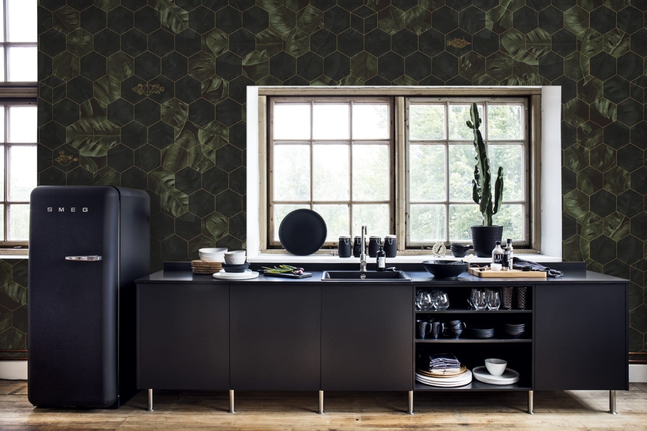 Fototapet, Hexagon Leaves, Rebel Walls - 3