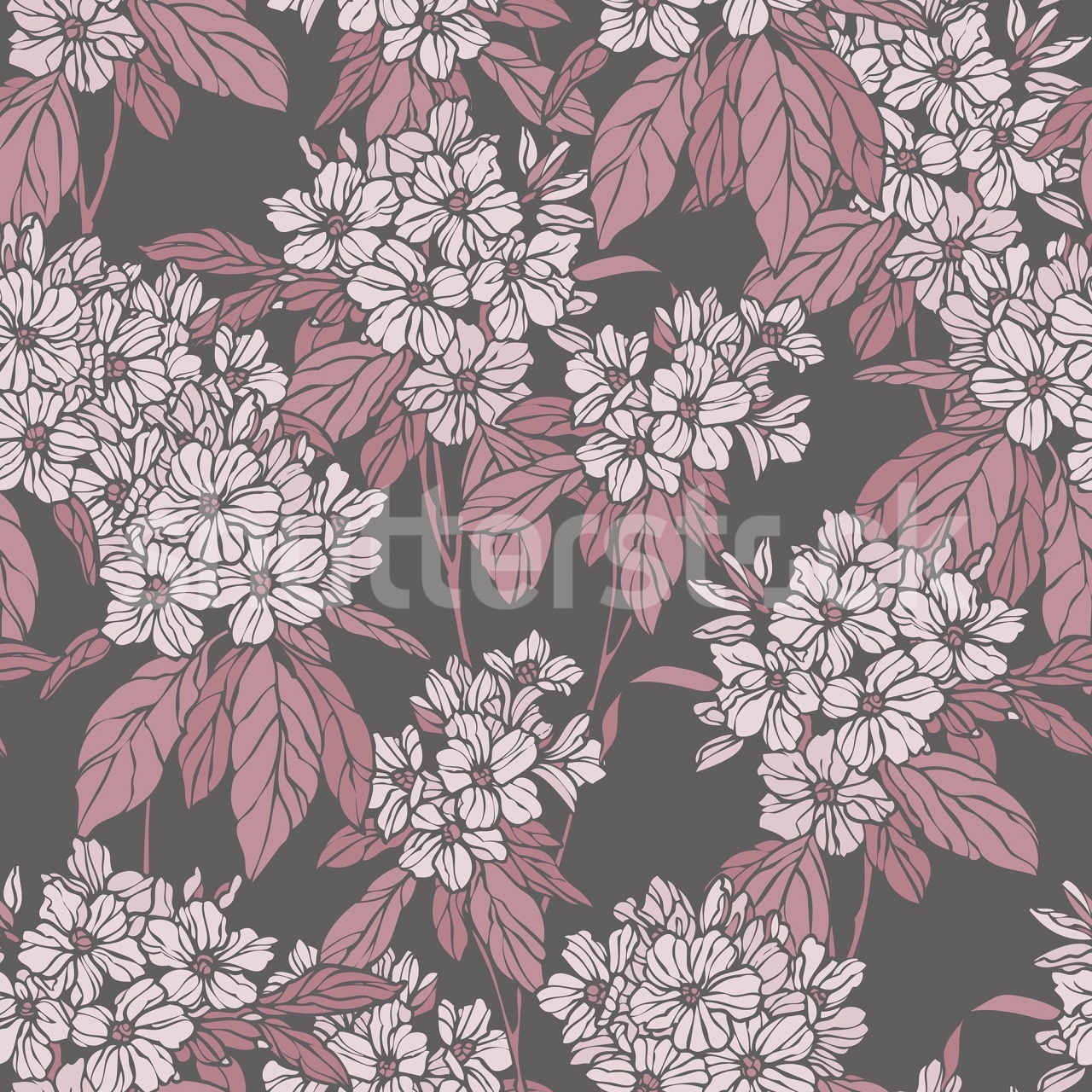 Fototapet, Jasmine Veil, Pink, Rebel Walls - 2