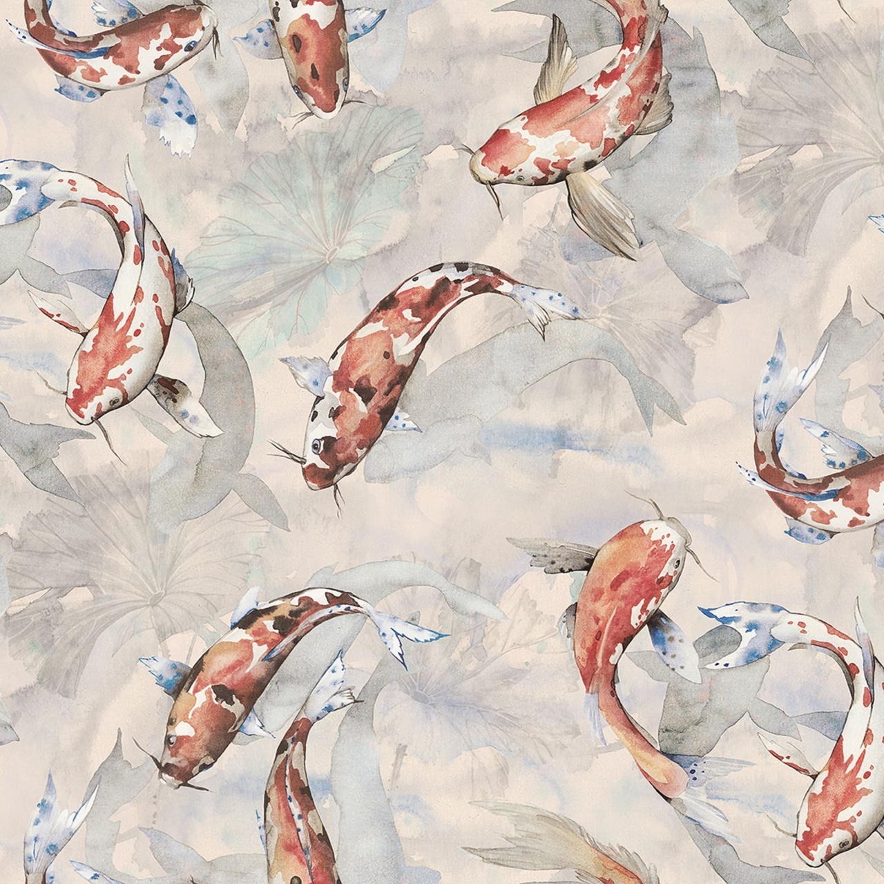 Fototapet, Koi, Coral, Rebel Walls - 2