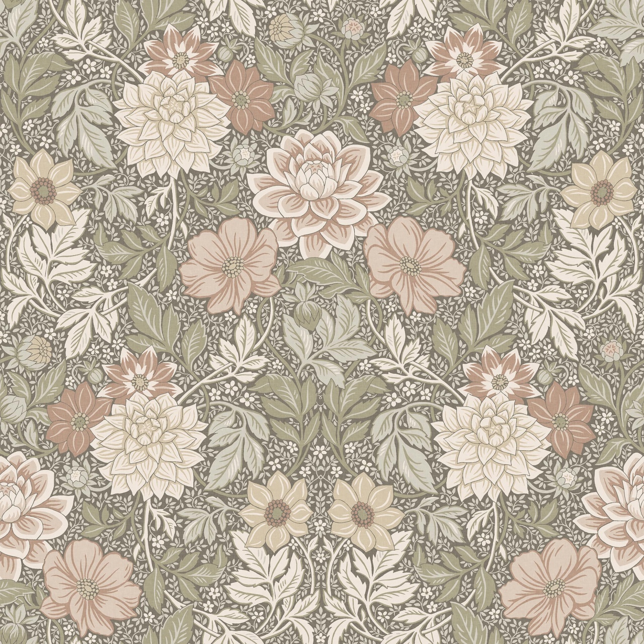 Fototapet lavabil, Dahlia Garden Grand 9713W — imaginea 4