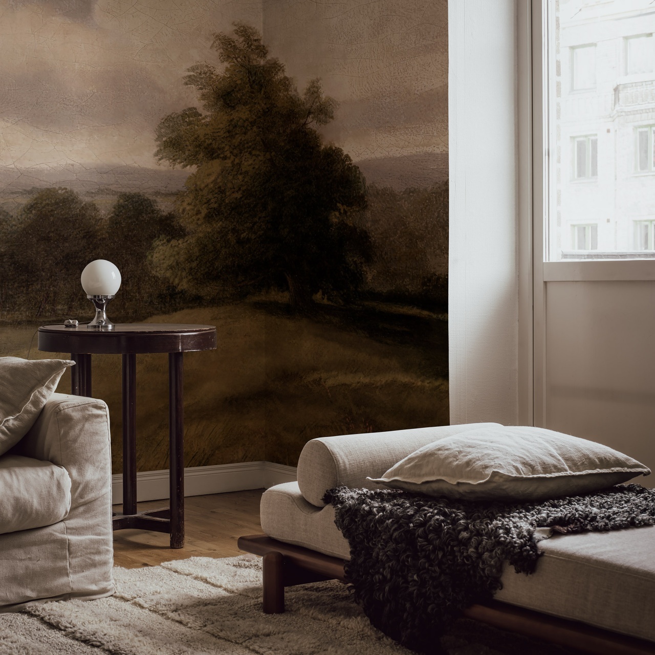 Fototapet lavabil, Oilpainting Landscape 9483W — imaginea 5