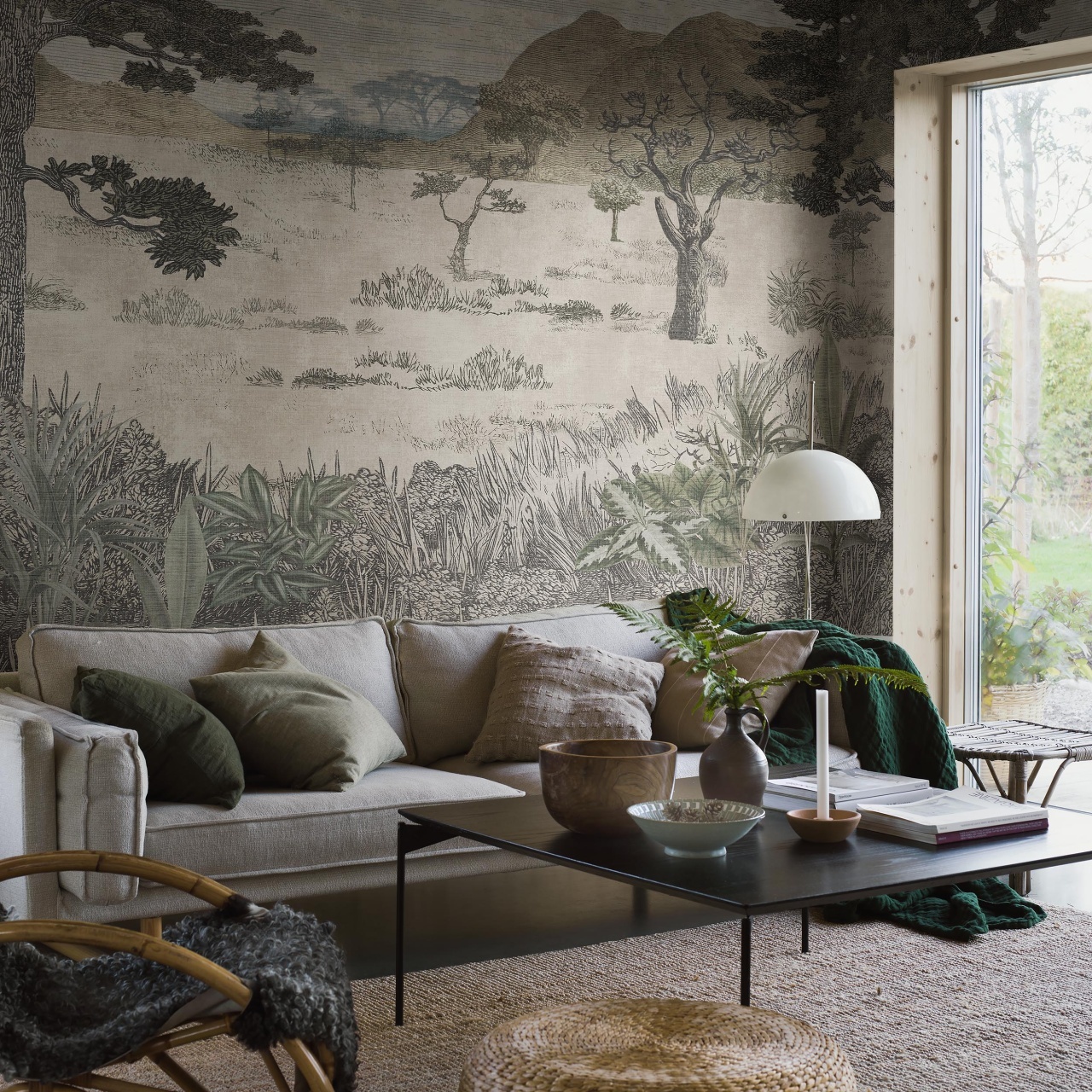 Fototapet lavabil, Serengeti Savannah 9575W — imaginea 3